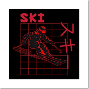 Ski Japan Japanese 90s style Posters and Art